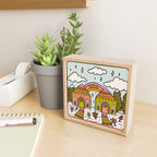 Gemini Gingerbread House Mini Art Print Gallery Image 2