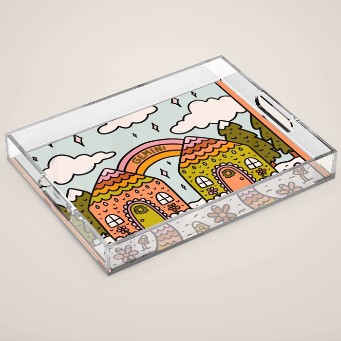 Gemini Gingerbread House Acrylic Tray Gallery Image 1