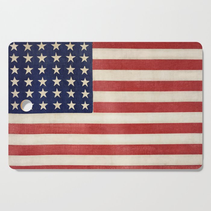 American Flag Painting Cutting Board Gallery Image 1