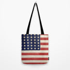 American Flag Painting Tote Bag Gallery Image 2