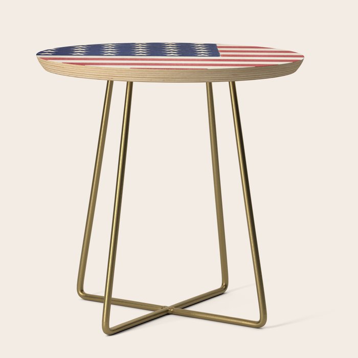 American Flag Painting Side Table Gallery Image 1