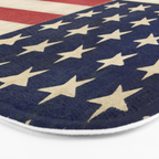 American Flag Painting Bath Mat Gallery Image 3