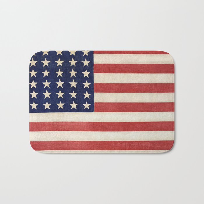 American Flag Painting Bath Mat Gallery Image 1