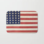 American Flag Painting Bath Mat Gallery Image 1
