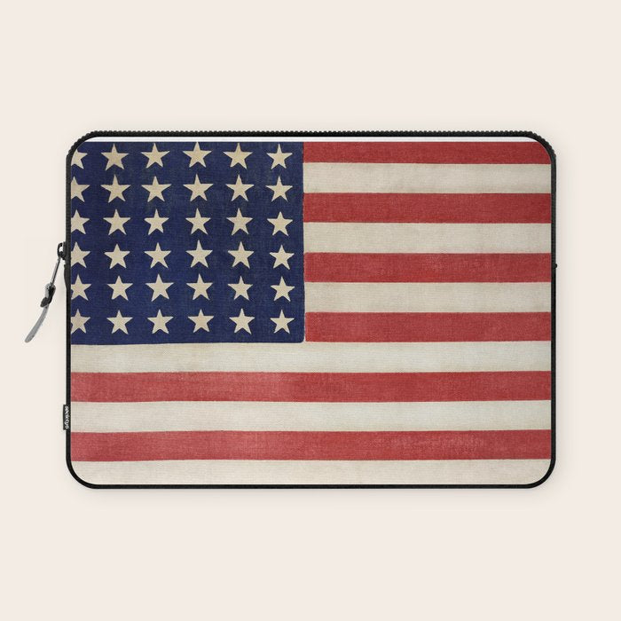 American Flag Painting Laptop Sleeve Gallery Image 1