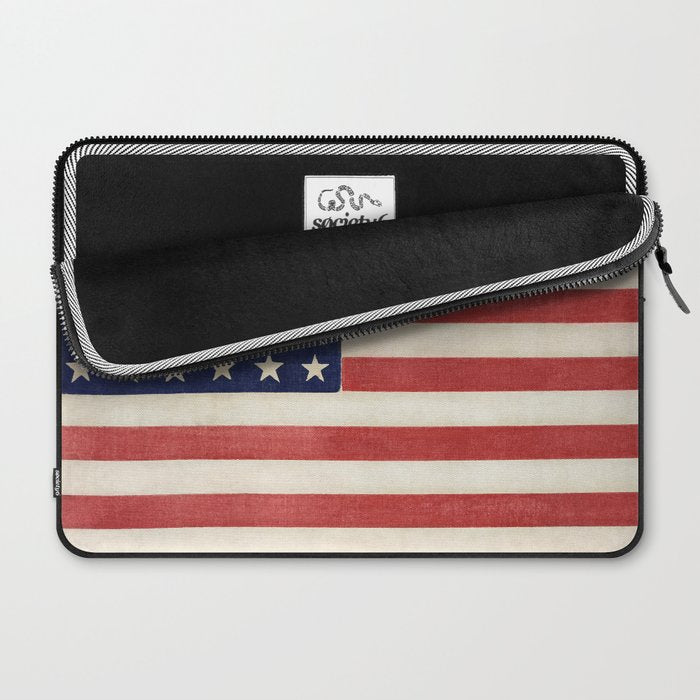American Flag Painting Laptop Sleeve Gallery Image 2