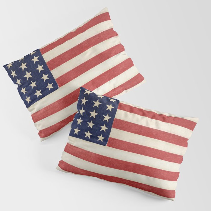 American Flag Painting Pillow Sham Gallery Image 1