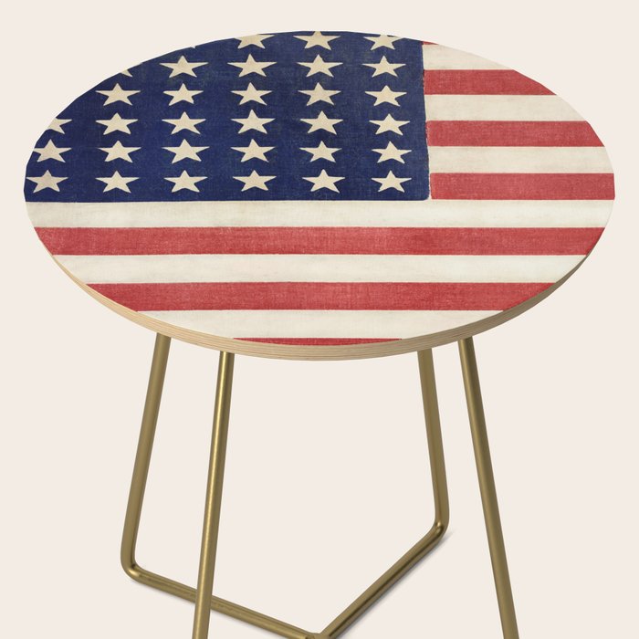 American Flag Painting Side Table Gallery Image 2