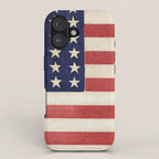 American Flag Painting iPhone Case Gallery Image 1