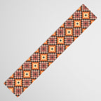 70s color squares pattern  Table Runner Gallery Image 3