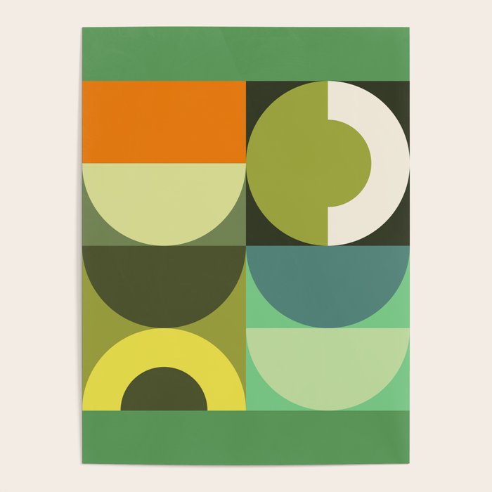 Modern Geometric 90A Poster Gallery Image 1