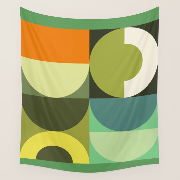 Modern Geometric 90A Wall Tapestry Gallery Image 4