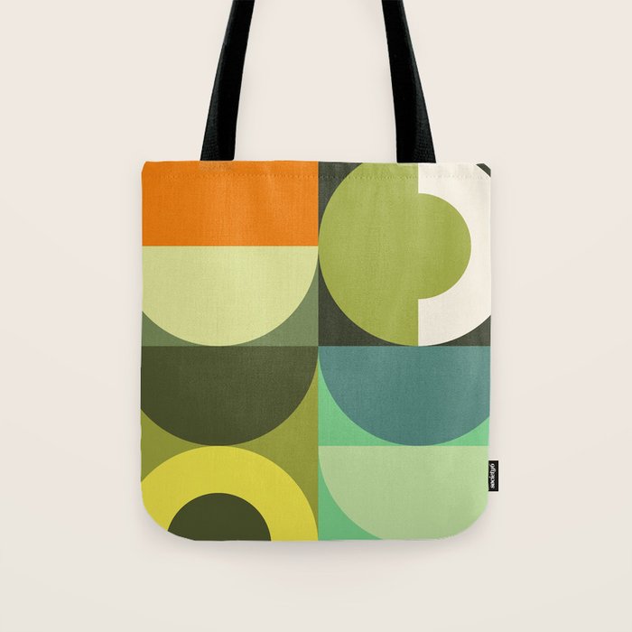 Modern Geometric 90A Tote Bag Gallery Image 1