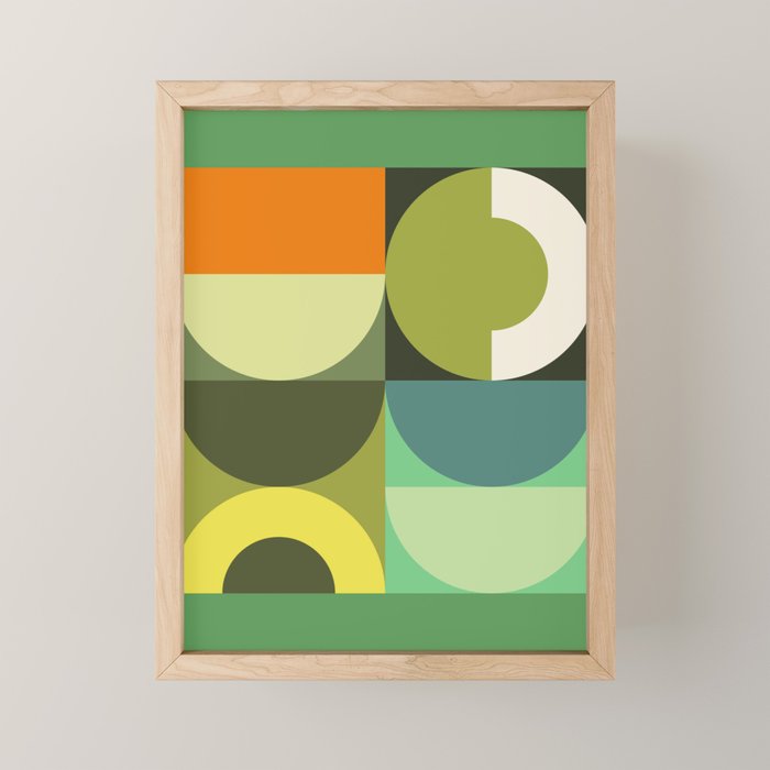 Modern Geometric 90A Mini Art Print Gallery Image 1