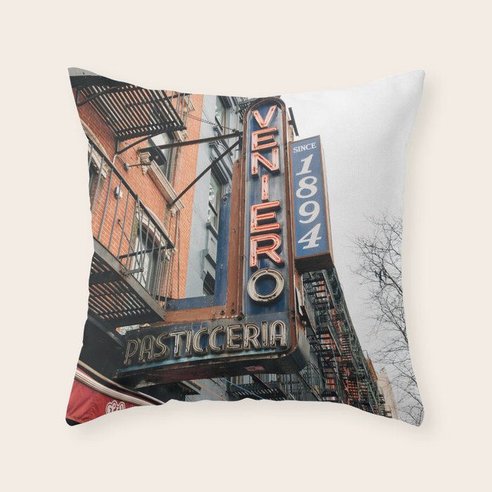 Veniero, East Village 02 Throw Pillow Gallery Image 6