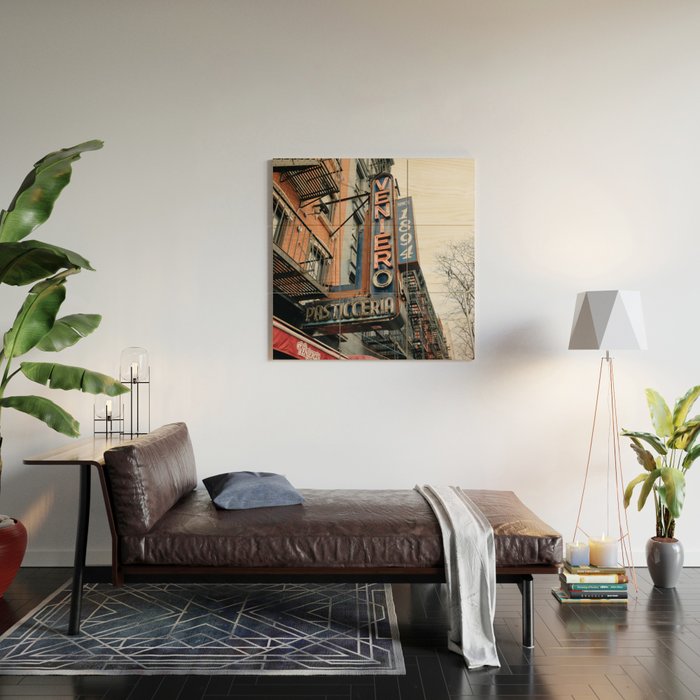 Veniero, East Village 02 Wood Wall Art Gallery Image 2