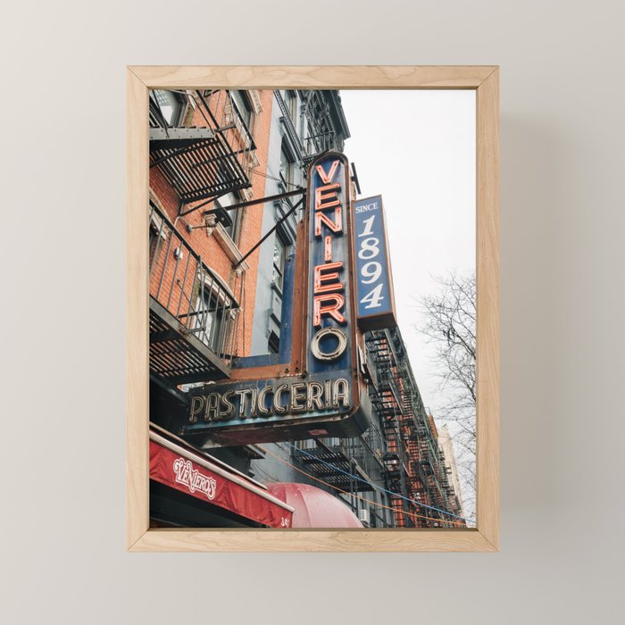 Veniero, East Village 02 Mini Art Print Gallery Image 1