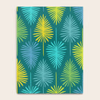 Mid Century Blue and Green Forest Notebook Gallery Image 4