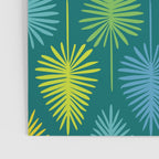 Mid Century Blue and Green Forest Poster Gallery Image 3