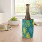 Mid Century Blue and Green Forest Wine Chiller Gallery Image 4