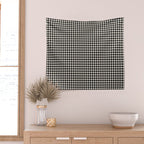 Scandinavian Modern Houndstooth Wall Tapestry Gallery Image 2