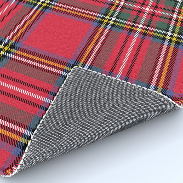 Red & Green Tartan Pattern Rug Gallery Image 4