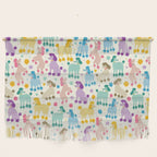 Rainbow Poodles by Veronique de Jong Wall Hanging Gallery Image 1