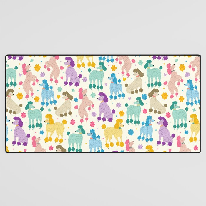 Rainbow Poodles by Veronique de Jong Desk Mat Gallery Image 3