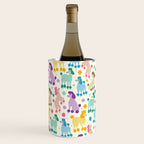 Rainbow Poodles by Veronique de Jong Wine Chiller Gallery Image 1