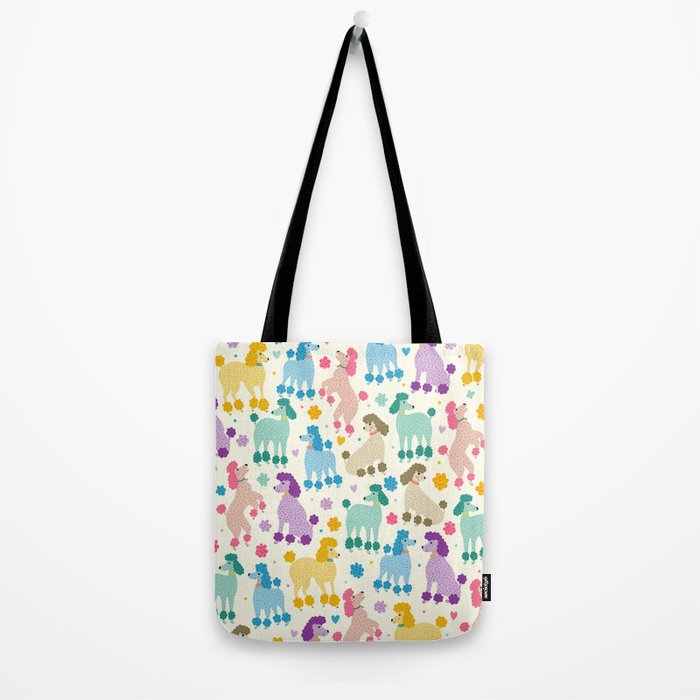 Rainbow Poodles by Veronique de Jong Tote Bag Gallery Image 2