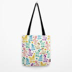 Rainbow Poodles by Veronique de Jong Tote Bag Gallery Image 2