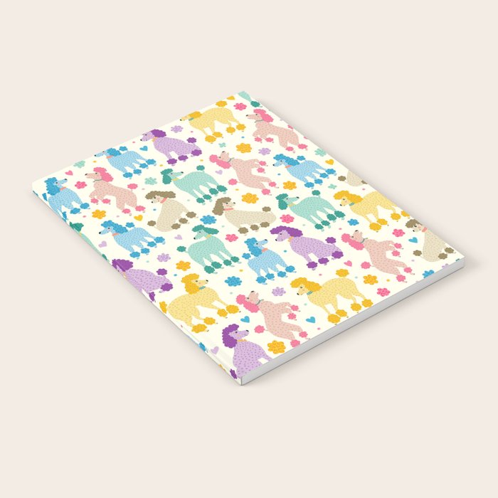 Rainbow Poodles by Veronique de Jong Notebook Gallery Image 2