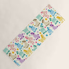 Rainbow Poodles by Veronique de Jong Yoga Mat Gallery Image 1