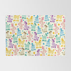 Rainbow Poodles by Veronique de Jong Rug Gallery Image 2