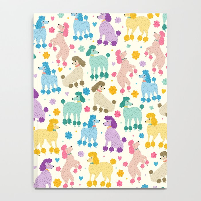 Rainbow Poodles by Veronique de Jong Notebook Gallery Image 4