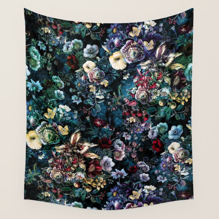 Night Lights Wall Tapestry