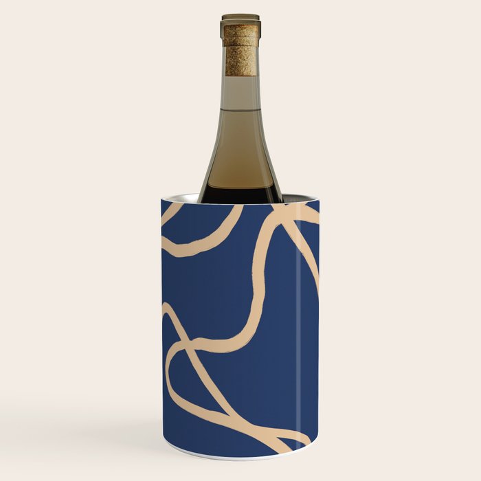 Abstract Line Art Cat 6 Wine Chiller Gallery Image 1