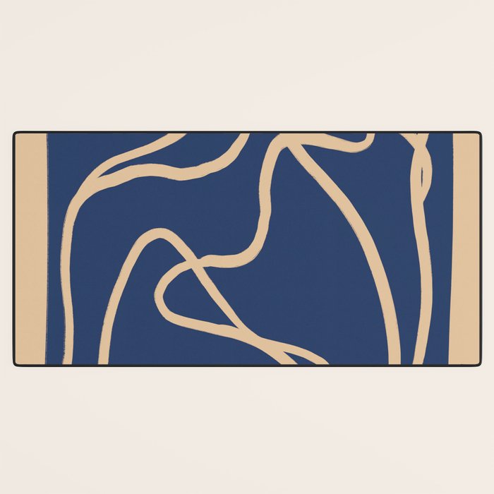 Abstract Line Art Cat 6 Desk Mat Gallery Image 3