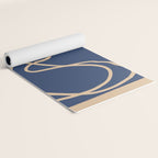 Abstract Line Art Cat 6 Yoga Mat Gallery Image 2