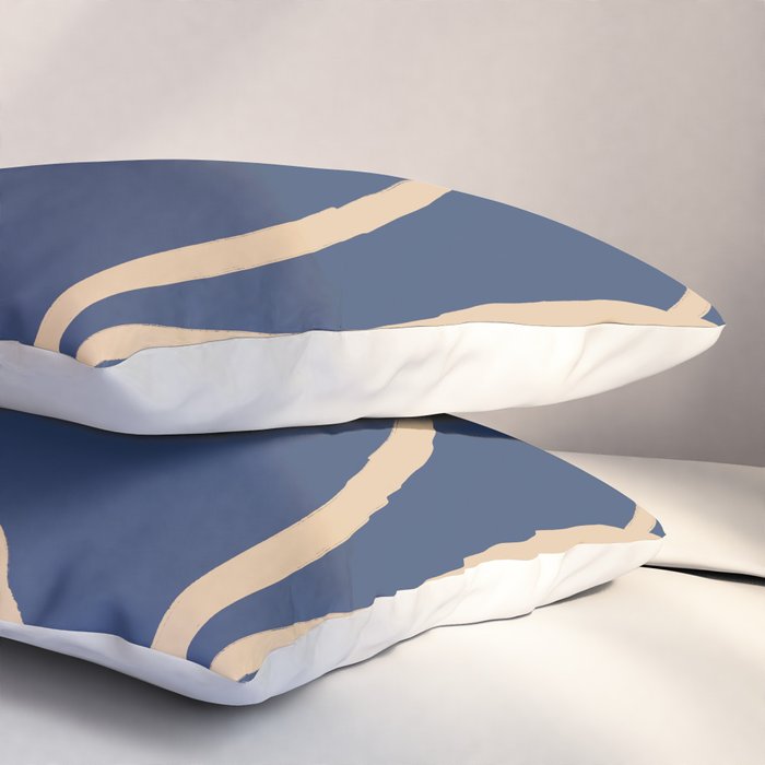 Abstract Line Art Cat 6 Pillow Sham Gallery Image 3