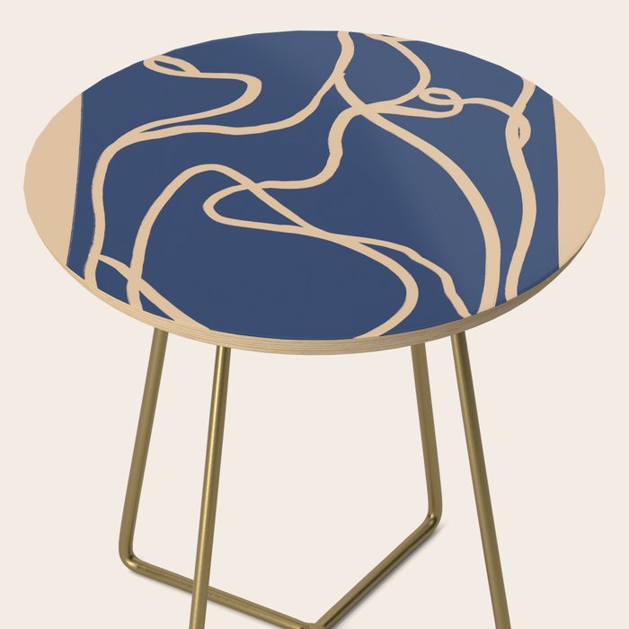 Abstract Line Art Cat 6 Side Table Gallery Image 2