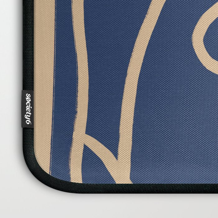 Abstract Line Art Cat 6 Laptop Sleeve Gallery Image 3