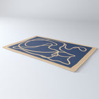 Abstract Line Art Cat 6 Rug Gallery Image 3