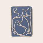 Abstract Line Art Cat 6 Bath Mat Gallery Image 1