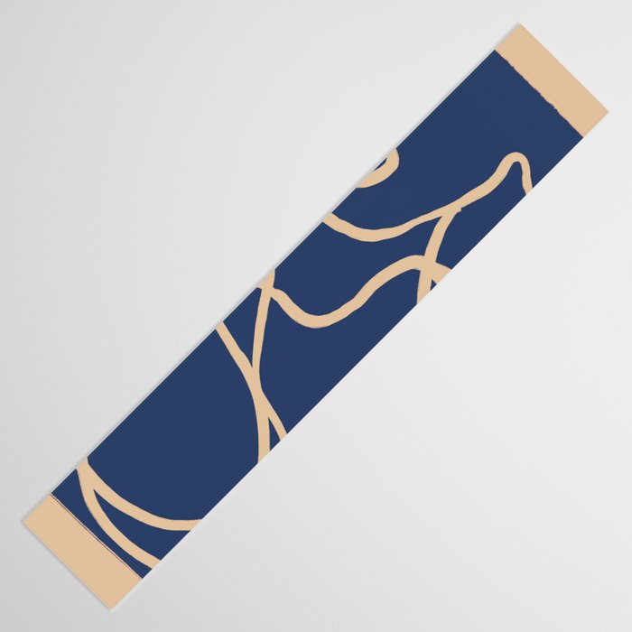 Abstract Line Art Cat 6 Table Runner Gallery Image 3