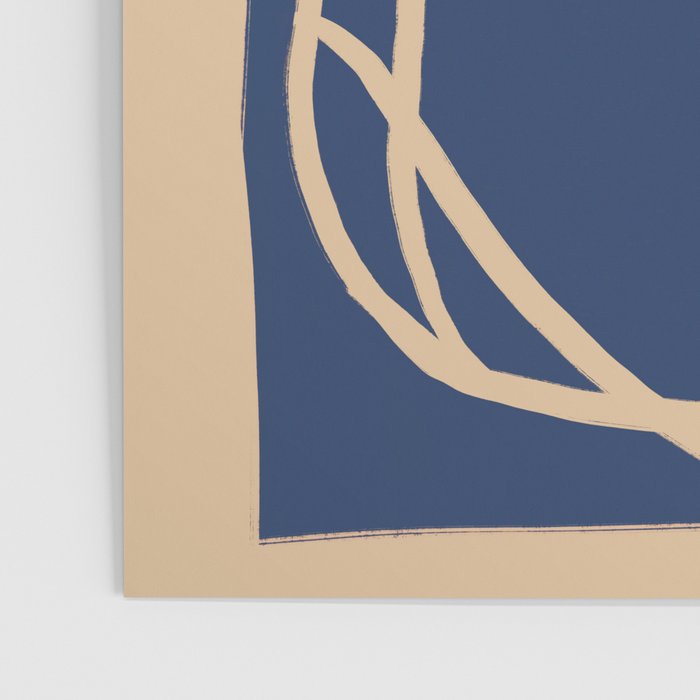 Abstract Line Art Cat 6 Poster Gallery Image 3