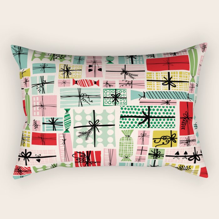 Favorite gift wrapped Rectangular Pillow Gallery Image 2