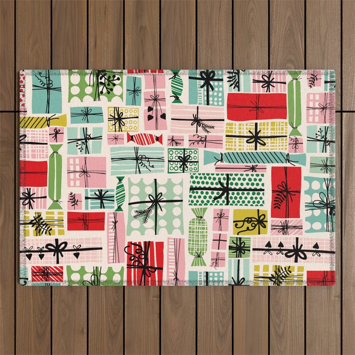 Favorite gift wrapped Outdoor Rug Gallery Image 1