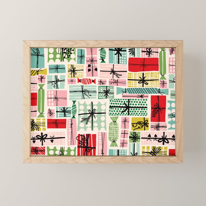 Favorite gift wrapped Mini Art Print Gallery Image 1