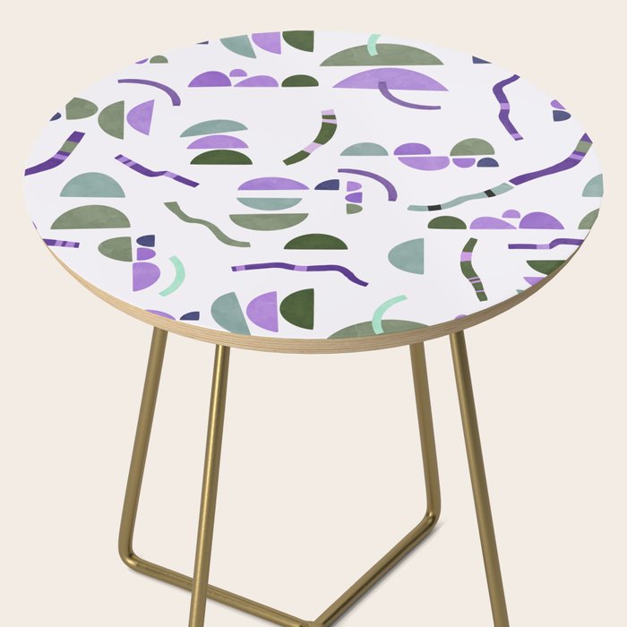 Modern simple shapes pattern LG Side Table Gallery Image 2
